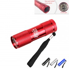 Marketing 9 LED Metal Flashlights